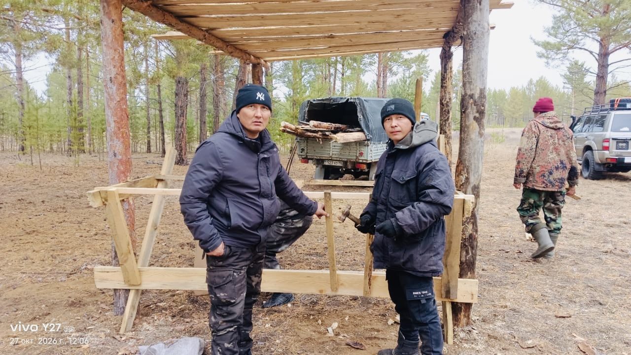 Подготовка мест подкормки диких животных и птиц к зиме